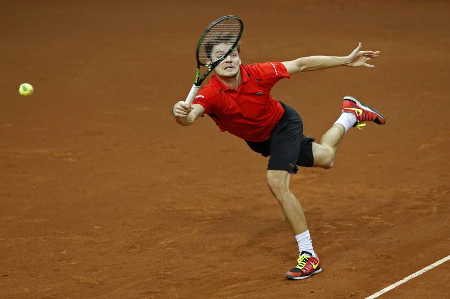 Finali di Coppa Davis: Belgio contro Gran Bretagna, a Gent. David Goffin  contro Andy Murray (Reuters)
